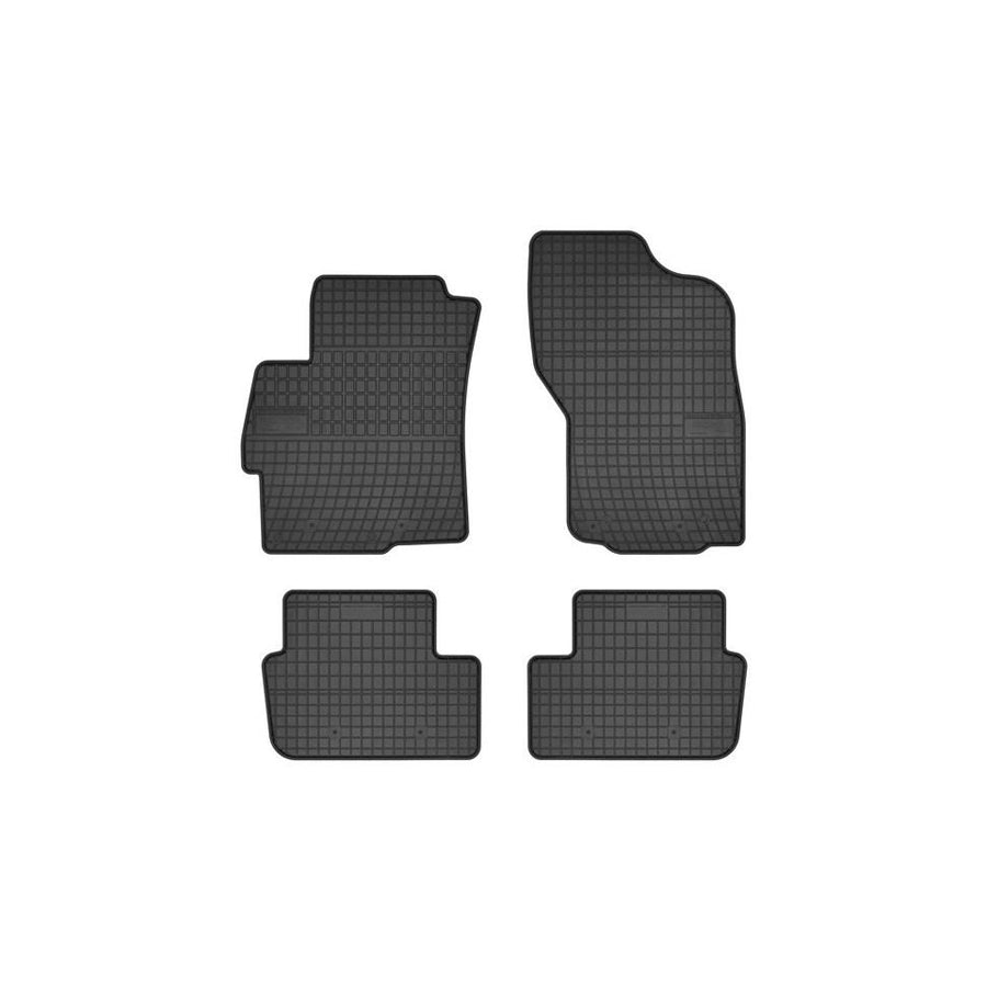 FROGUM Tailored 0481 Floor mat set for MITSUBISHI LANCER Elastomer, Front and Rear, Quantity: 4, Black, (LHD)