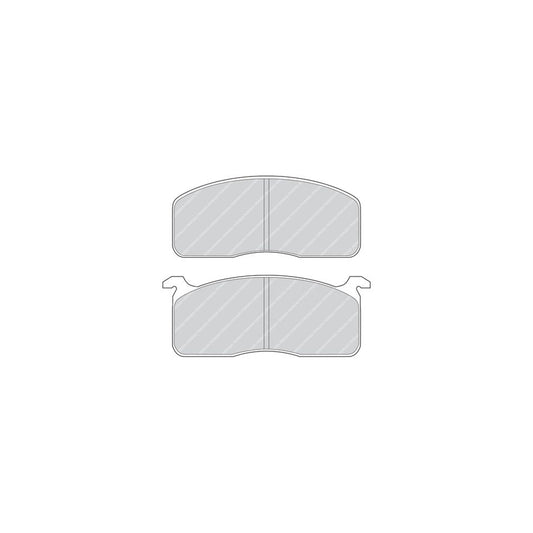 Ferodo Fdb186 Brake Pad Set Not Prepared For Wear Indicator