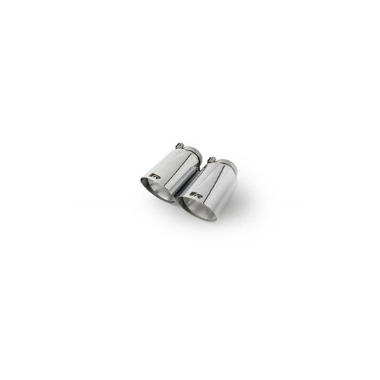 Remus BMW Mini B58 F22 F23 F54 Straight Cut Chrome Tailpipes Pair (M240i, 645Ci, 650Ci, Cooper S Clubman & JCW ALL4)