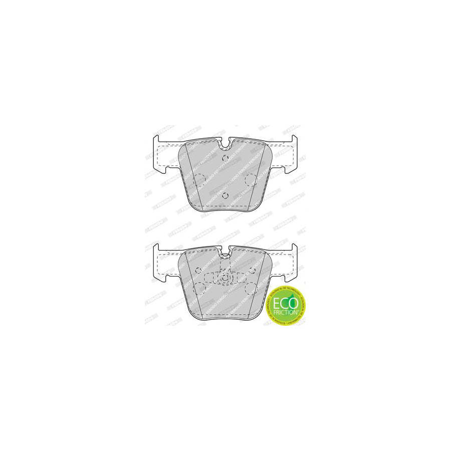 Ferodo Premier Eco Friction Fdb4412 Brake Pad Set Suitable For Mercedes Benz S Class Prepared For Wear Indicator With Piston Clip Without Accessories