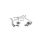MillTek Audi D4 S8 Resonated Cat-Back Exhaust