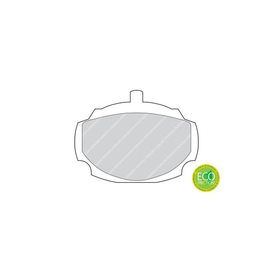 Ferodo Sl Fsl1117 Brake Pad Set Not Prepared For Wear Indicator