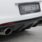 Rieger 00099849 Opel Astra J Rear Diffuser for Sport Tailpipe Left & Right - Carbon-Look