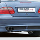 Rieger 00071005 Mercedes-Benz W208 CLK Rear Diffuser