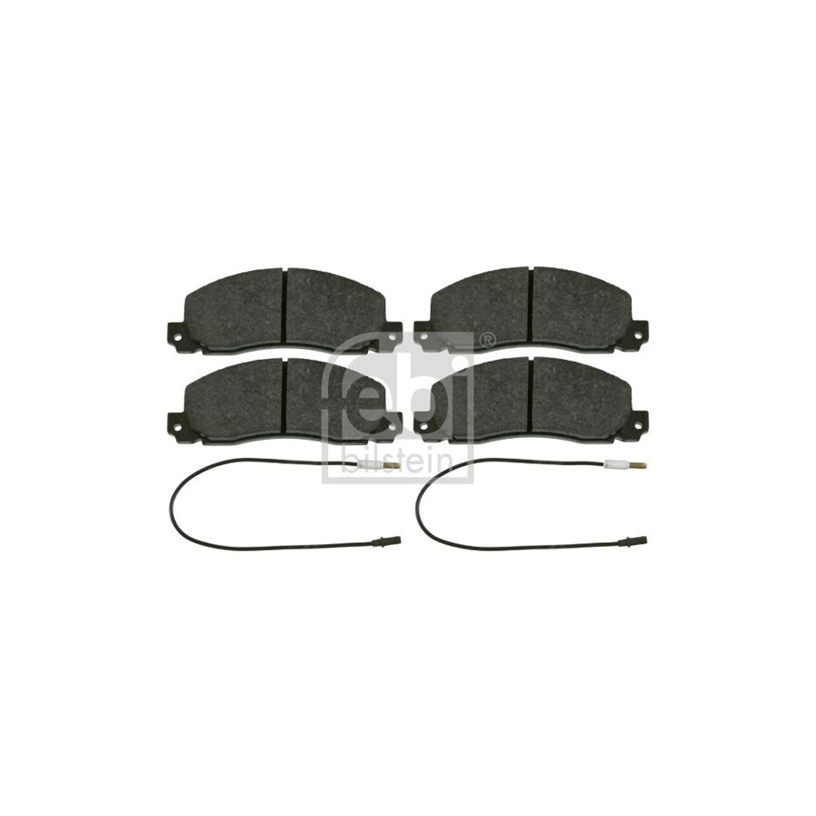 Febi Bilstein 16443 Brake Pad Set Front Axle Incl Wear Warning Contact