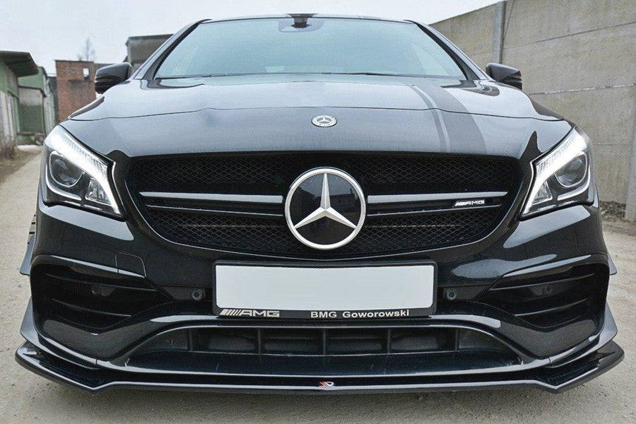 Maxton Design Mercedes Benz CLA 45 AMG C117 (Facelift) Front Splitter V.2