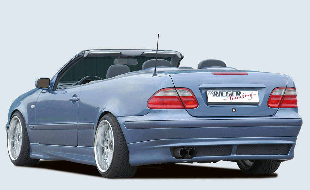 Rieger 00071005 Mercedes-Benz W208 CLK Rear Diffuser