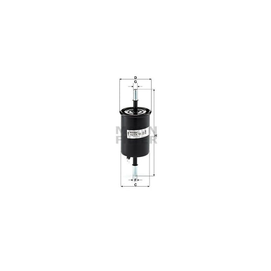 MANN-FILTER WK 55/3 Fuel filter In-Line Filter
