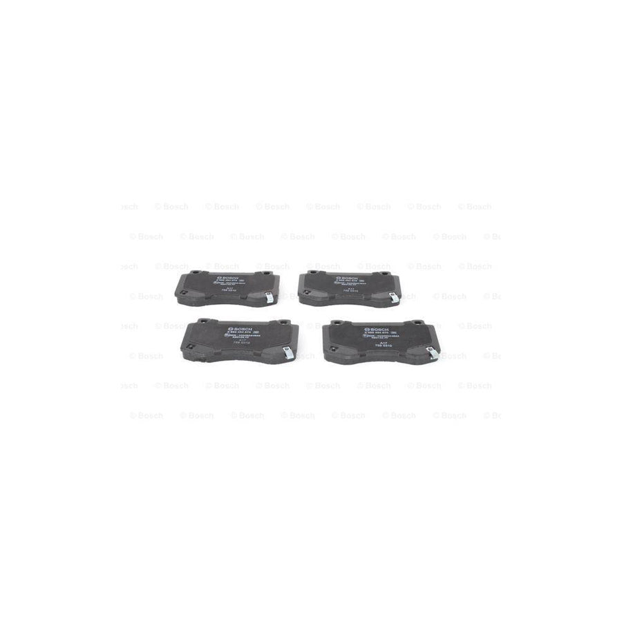 Bosch 0986494870 Brake Pad Set With Acoustic Wear Warning With Anti Squeak Plate BP2044