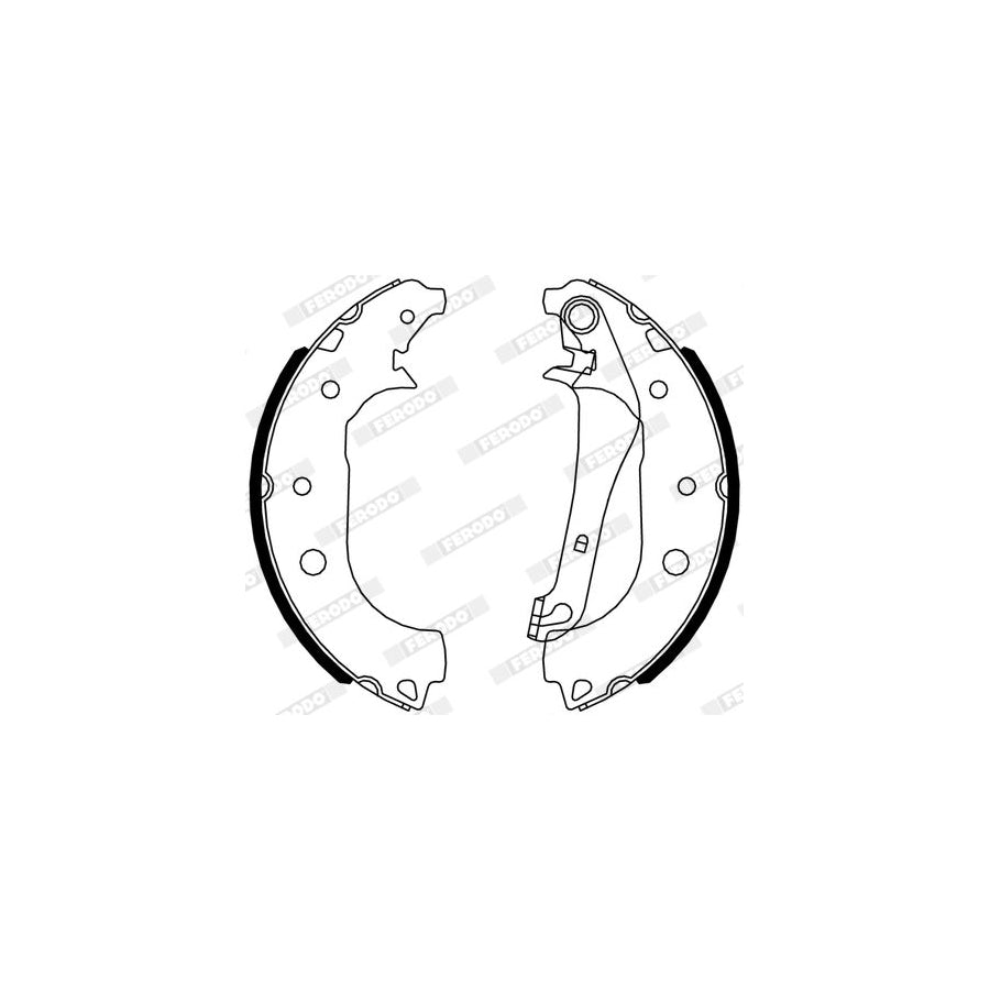 FERODO FSB4319 Brake Shoe Set for FORD Ecosport Mk2
