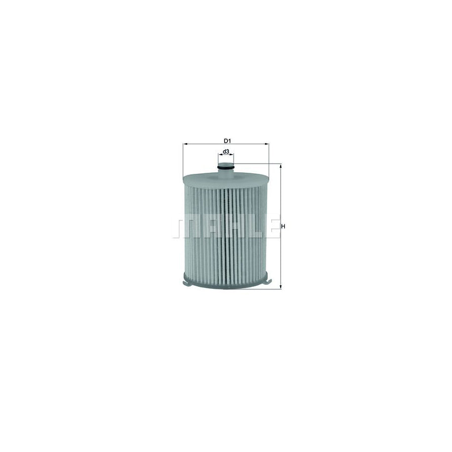 MAHLE ORIGINAL KX 245/4D Fuel filter for TOYOTA YARIS Filter Insert