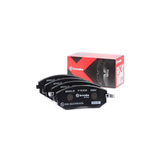 Brembo P 78 013X Brake Pad Set With Acoustic Wear Warning