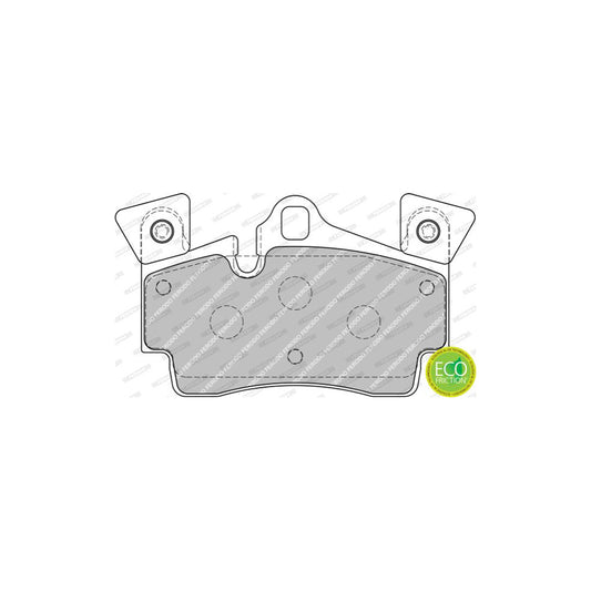 Ferodo Premier Eco Friction Fdb1835 Brake Pad Set Prepared For Wear Indicator Without Accessories