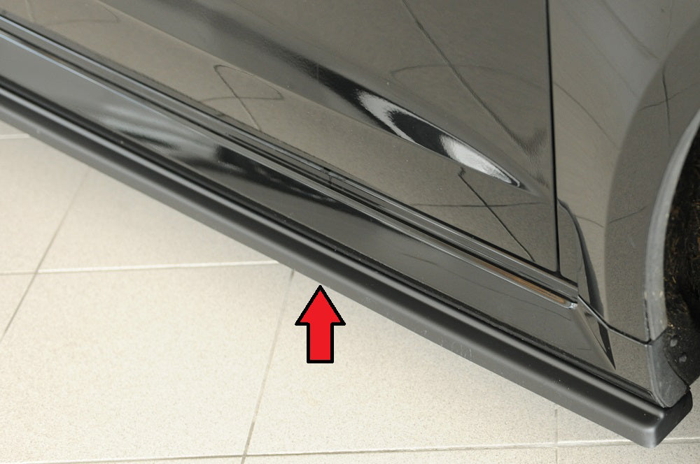 Rieger 00056815 Audi 8V RS3 Right Side Skirt Splitter