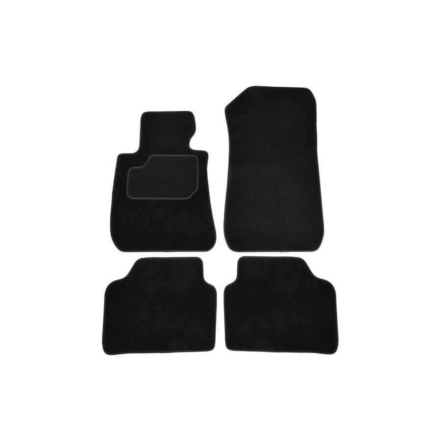 CUSTOPOL Tailored BM90S Floor mat set for BMW 3 Saloon (E90) Textile, Front and Rear, Quantity: 4, Grey
