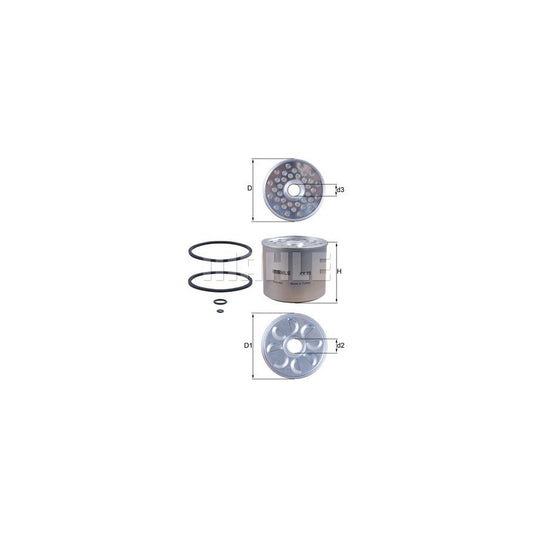 MAHLE ORIGINAL KX 23 Fuel filter Filter Insert