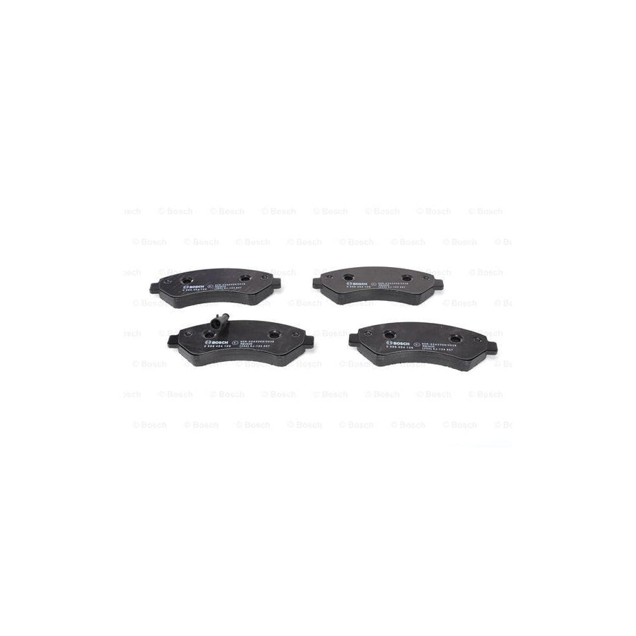 Bosch 0986494109 Brake Pad Set With Integrated Wear Sensor With Anti Squeak Plate BP1019