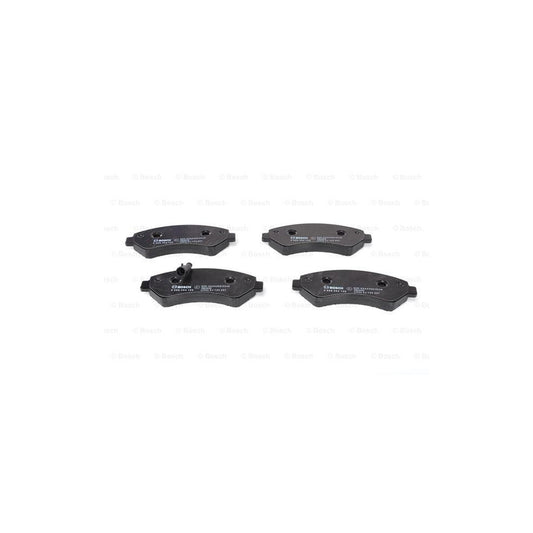Bosch 0986494109 Brake Pad Set With Integrated Wear Sensor With Anti Squeak Plate BP1019