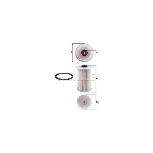 MAHLE ORIGINAL KX 229D Fuel filter Filter Insert