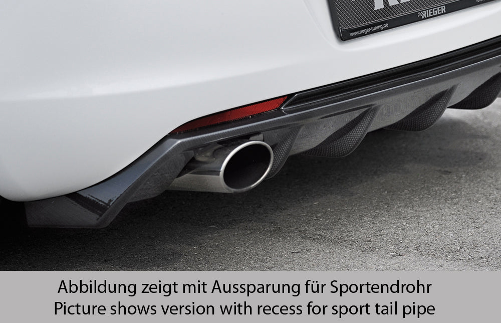 Rieger 00099848 Opel Astra J Rear Diffuser