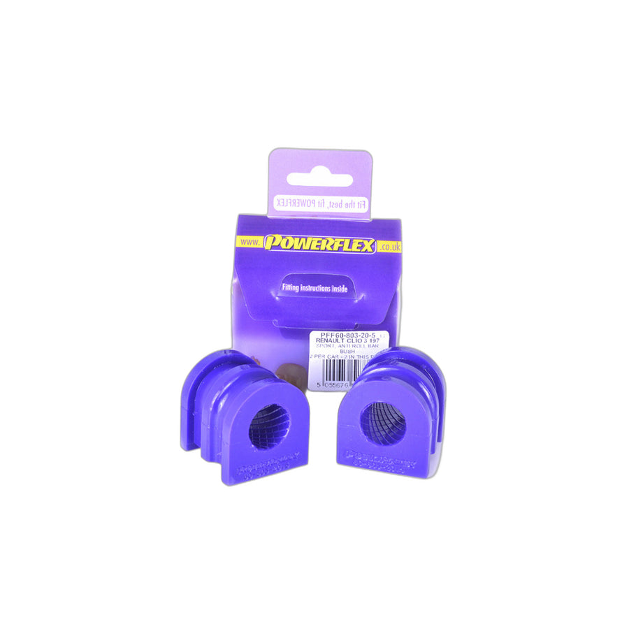 Powerflex PFF60-803-20.5 Renault Nissan Front Anti Roll Bar Bush 20.5mm (Inc. Scenic II, Clio III, Note / Tiida, Micra) | Duco Car Parts UK Car Parts