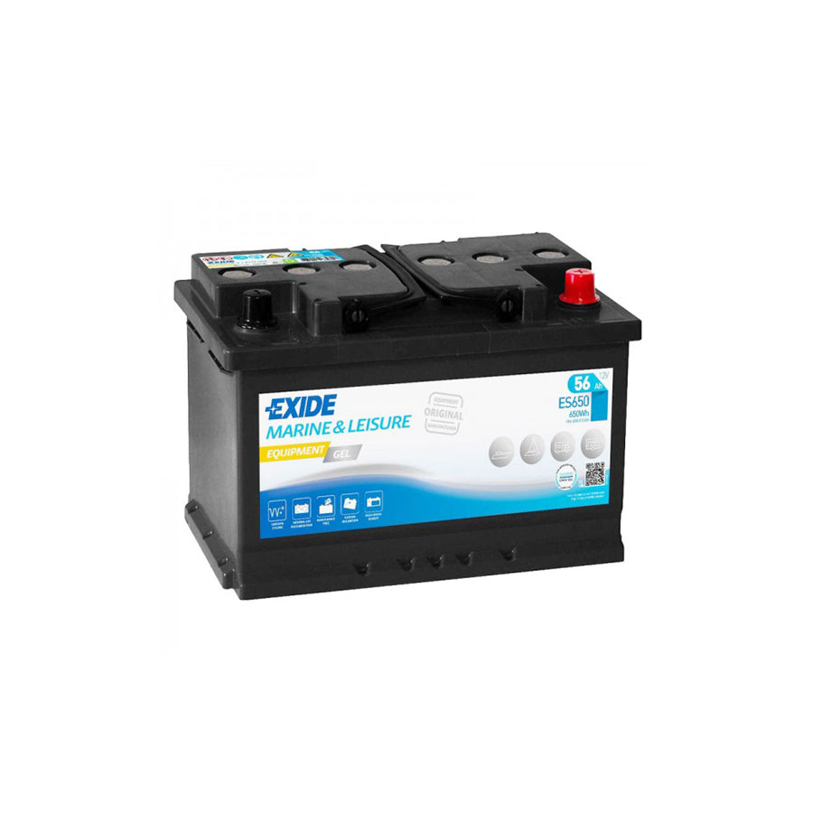 Exide ES650 (Replaces G60) 12V 56AH Lead Gel Battery VRLA | Duco Car Parts UK Car Parts