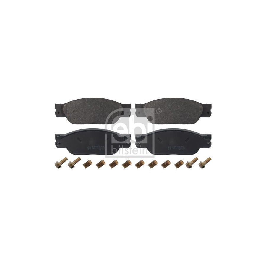 Febi Bilstein 116085 Brake Pad Set For Jaguar S Type X200 Front Axle With Attachment Material