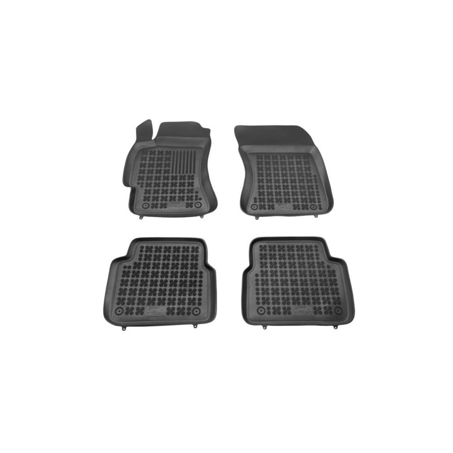 REZAW PLAST 202701 Floor mat set for SUBARU Forester III (SH) Elastomer, Front and Rear, Black