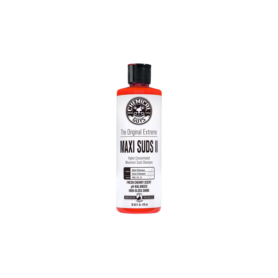 Chemical Guys Maxi Suds 2 High Foam Maintenance Shampoo And Gloss Booster 16 oz | Duco Car Parts UK Car Parts