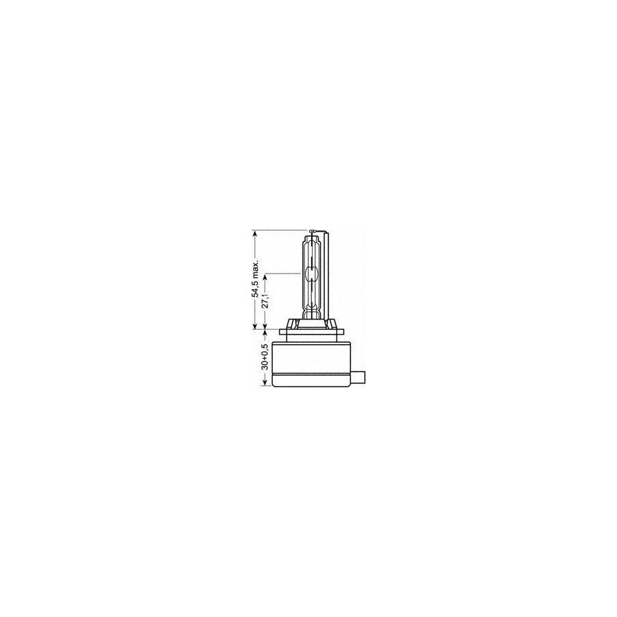 OSRAM 66154 Bulb, spotlight D1R (gas discharge tube) 85V 35W PK32d-3 4100K Xenon
