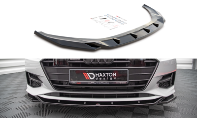 Maxton Design AU-A7-C8-FD1T Front Splitter V.1 Audi A7 C8 | Duco Car Parts UK Car Parts
