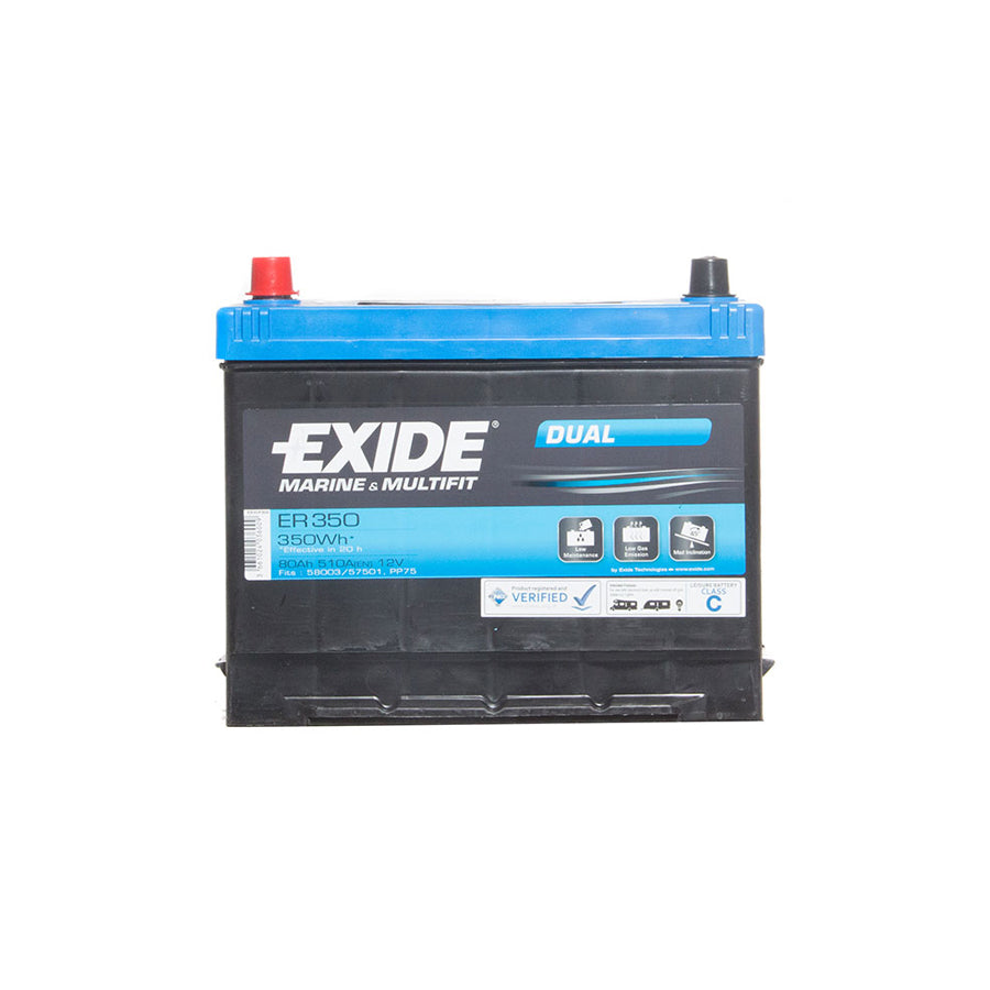 Exide Leisure ER350 Battery - 80Ah