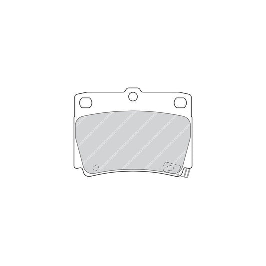 Ferodo Premier Fdb1570 Brake Pad Set With Acoustic Wear Warning Without Accessories