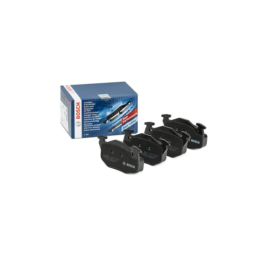 Bosch 0986460983 Brake Pad Set With Anti Squeak Plate With Mounting Manual BP552