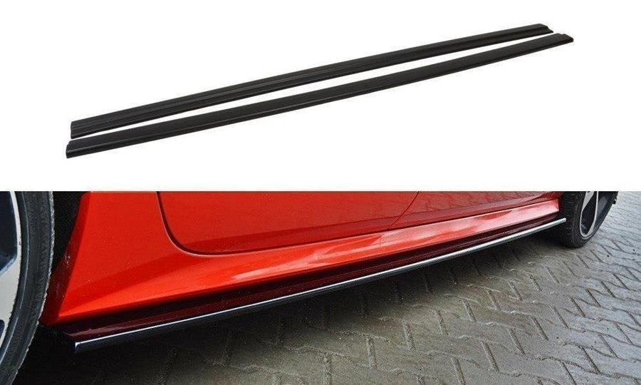 Maxton Design AU-A7-1F-SLINE-SD1T Side Skirts Diffusers Audi S7 / A7 S-Line C7 FL | Duco Car Parts UK Car Parts