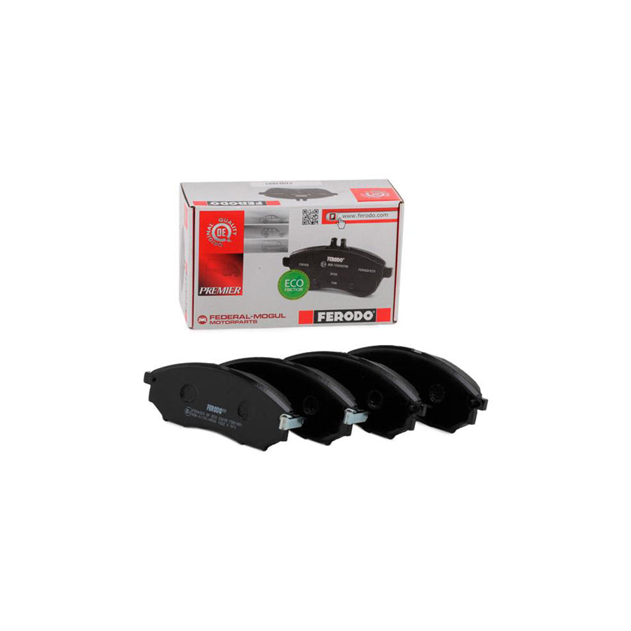 Ferodo Premier Eco Friction Fdb1881 Brake Pad Set With Acoustic Wear Warning Without Accessories