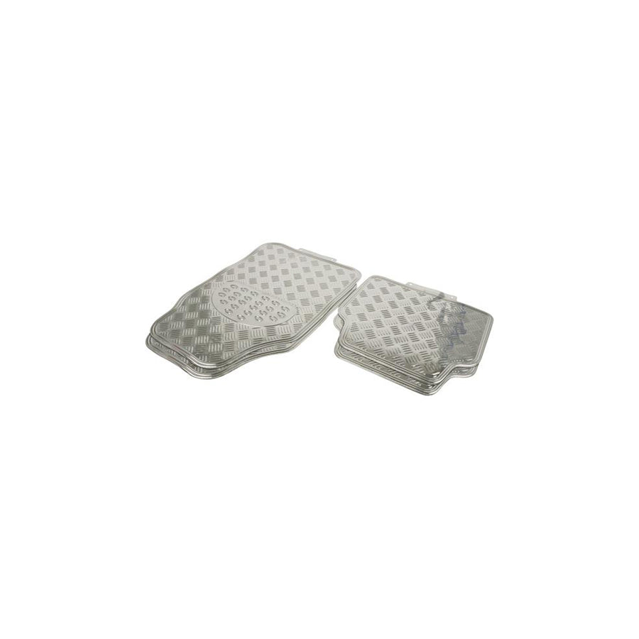 CARPOINT 0318132 Floor mat set PVC, Front and Rear, Quantity: 4, Chrome