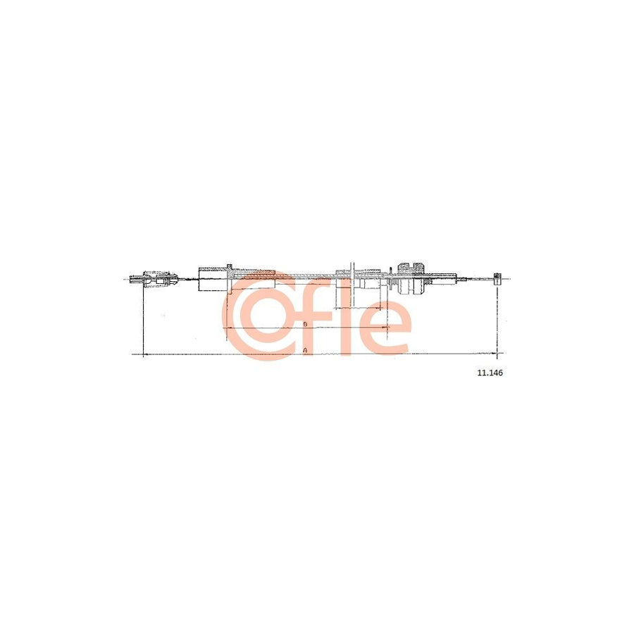 COFLE 11.146 Throttle Cable | Duco Car Parts UK Car Parts