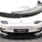 Maxton Design TE-MODEL3-1-FD3T+FD3RT Front Splitter V.3 Tesla Model 3 | Duco Car Parts UK Car Parts