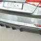 Rieger 00056820 Audi 8V A3 Rear Diffuser for Twin Tailpipe Left -  Matte Black