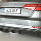 Rieger 00056820 Audi 8V A3 Rear Diffuser for Twin Tailpipe Left -  Matte Black