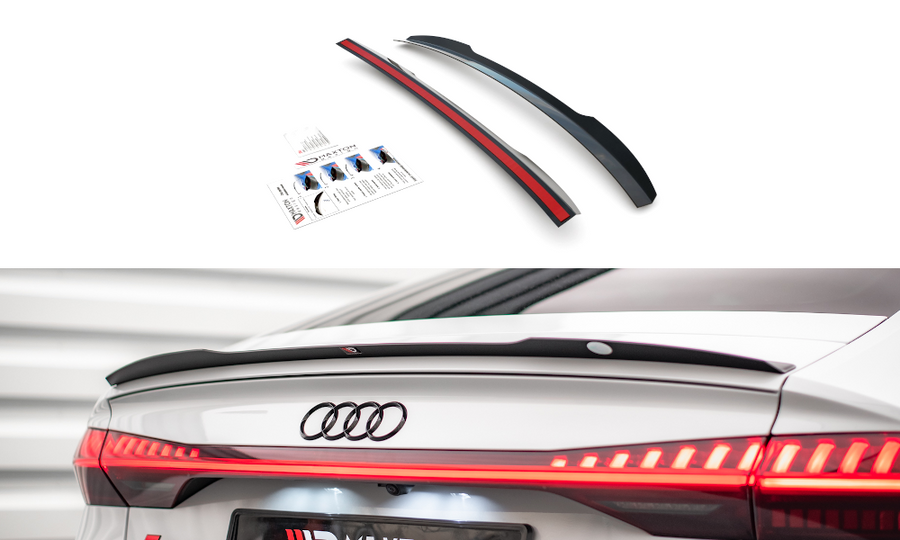 Maxton Design AU-A7-C8-SLINE-CAP1T Spoiler Cap Audi A7 C8 / C8 S-Line / S7 C8 / RS7 C8 | Duco Car Parts UK Car Parts