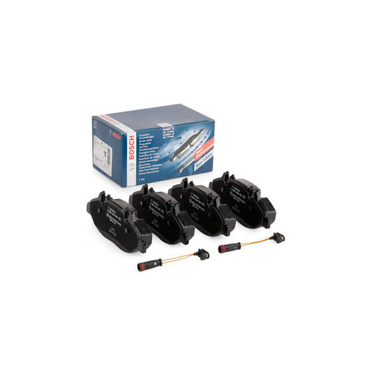 Bosch 0986494081 Brake Pad Set Incl Wear Warning Contact With Anti Squeak Plate BP991