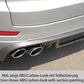 Rieger 00099113 Ford BA7 Mondeo Rear Diffuser for Twin Tailpipe Left - Carbon-Look