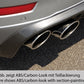 Rieger 00099113 Ford BA7 Mondeo Rear Diffuser for Twin Tailpipe Left - Carbon-Look