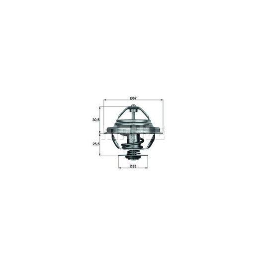 MAHLE ORIGINAL TX 11 79D Engine thermostat Opening Temperature: 79°C, with seal
