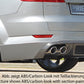Rieger 00099113 Ford BA7 Mondeo Rear Diffuser for Twin Tailpipe Left - Carbon-Look