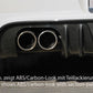 Rieger 00099856 BMW Z4 E85 Rear Diffuser for Original Twin Tailpipe Left - Carbon-Look