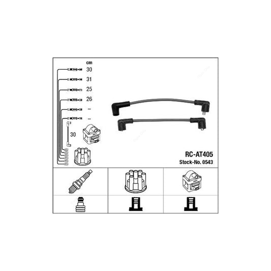 NGK Ignition Cable Kit RC-AT405 (NGK0543)