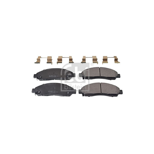 Febi Bilstein 170899 Brake Pad Set Front Axle With Acoustic Wear Warning With Attachment Material